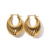 Croissant Hoops – Gold